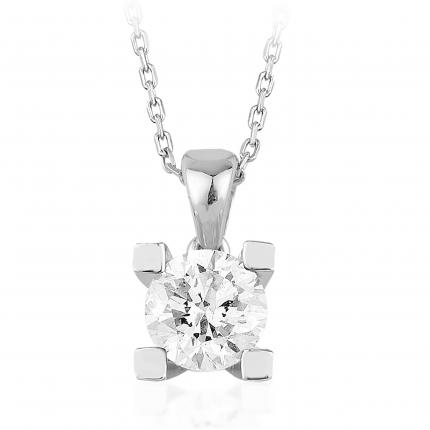 0.70 ct. Pırlanta Tektaş Kolye